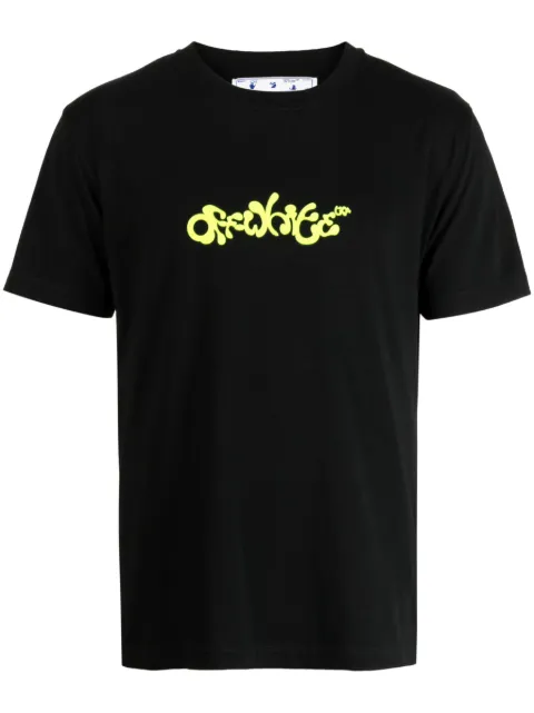 Off-White Opposite Arrows-print T-shirt Black OMAA027S23JER0061050