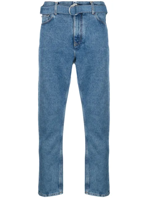 Off-White Indust slim-fit jeans Blue OMYA142C99DEN0024949