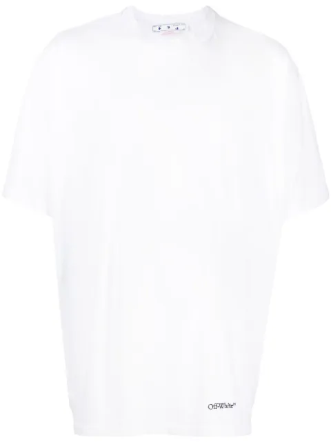 Off-White Scribble Diag print T-shirt White OMAA038S23JER0070110