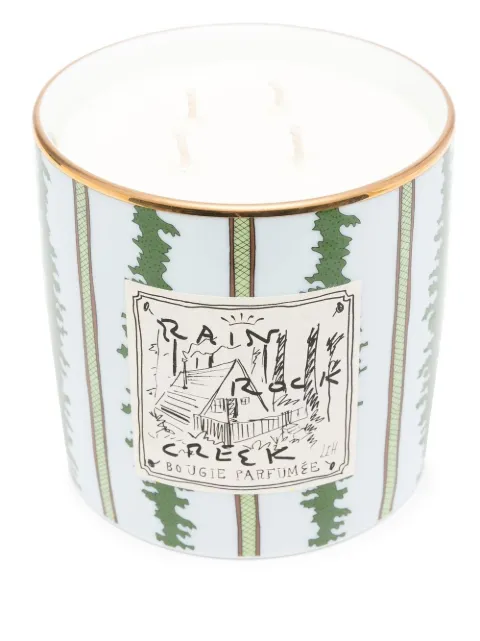 GINORI 1735 Rain Rock Creek four-wick candle Blue 020RG00FCO032