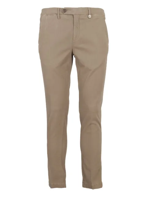 Myths logo-plaque pants Neutrals 22WM29L80