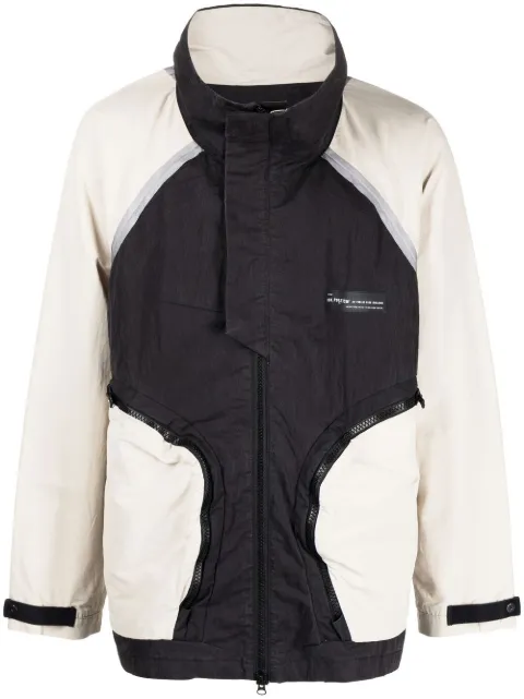 ISO.POETISM two-tone padded coat Black C9TAALFWCOM3G2FWCOM3G1