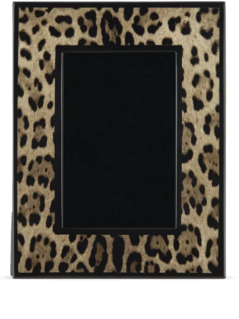 Dolce & Gabbana leopard-print photo frame Black TCC088TCAGC