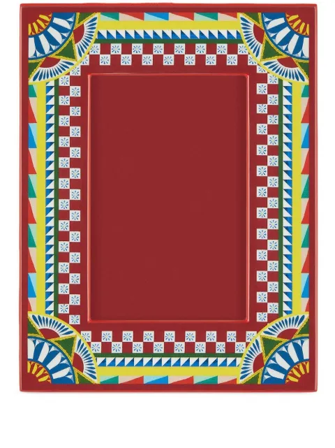 Dolce & Gabbana Carretto-print photo frame Red TCC088TCAGC