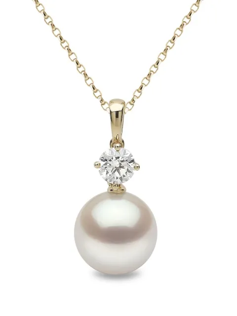 Yoko London 18kt yellow gold Classic pearl necklace Gold YPM11506W