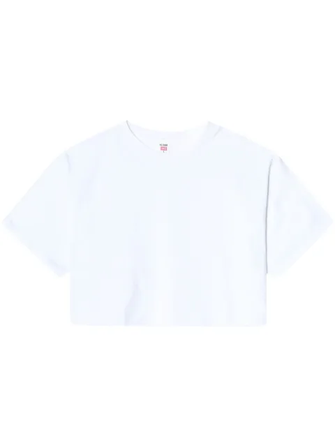 RE/DONE cropped short-sleeved T-shirt White 13702WEASYTC