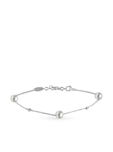 Yoko London 18kt white gold Classic Akoya pearl bracelet Silver QYB23327X