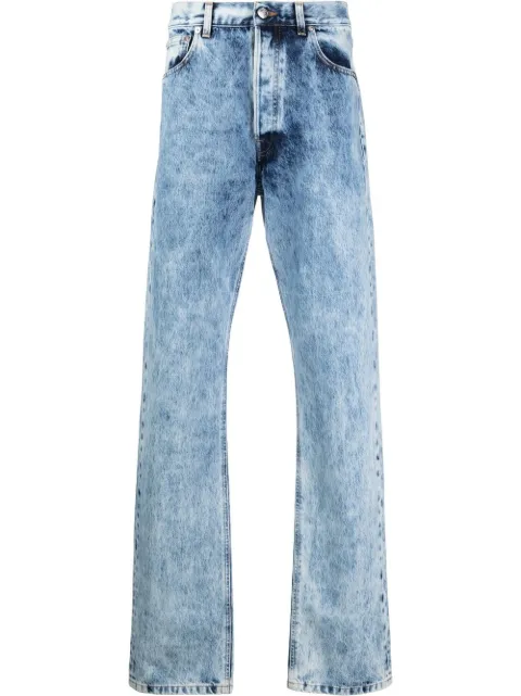 VTMNTS acid-wash denim jeans Blue VL14PA340B