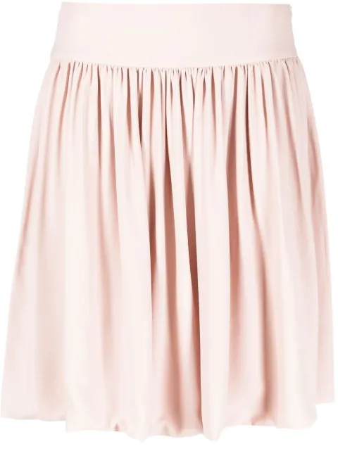Christian Dior Pre-Owned 2010s high-waist gathered skirt Pink HOLADIO348