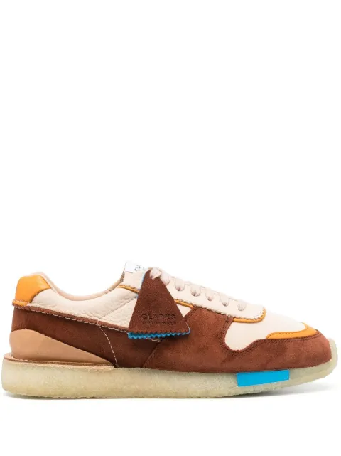 Clarks Originals colour-block panelled low-top sneakers Neutrals 26167871