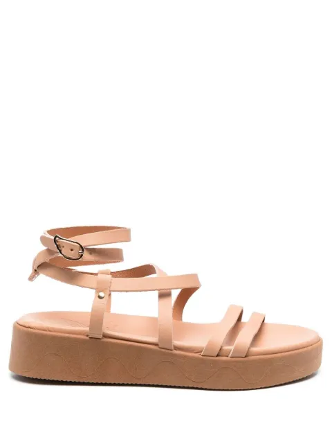 Ancient Greek Sandals Aristea buckle-fastened sandals Neutrals ARISTEAVACHETTANATURAL