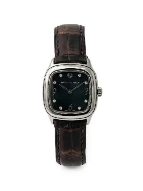 David Yurman Pre-Owned Thoroughbred Cable 26mm watch Blue T304XSST