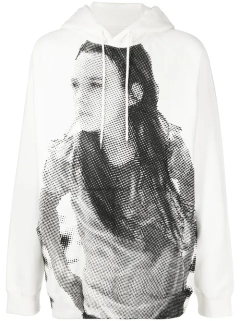 Takahiromiyashita The Soloist graphic-print cotton hoodie White SC0456SS22