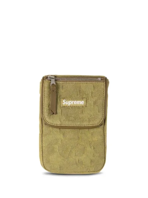 Supreme jacquard neck pouch Green SU11962