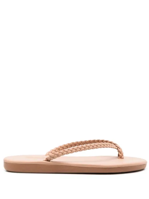 Ancient Greek Sandals braided-strap flip flops Neutrals IOULIAECONAPPABISCOTTO