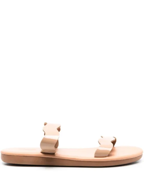 Ancient Greek Sandals Kastos double-strap sandals Neutrals KASTOSFFPATENTNUDE