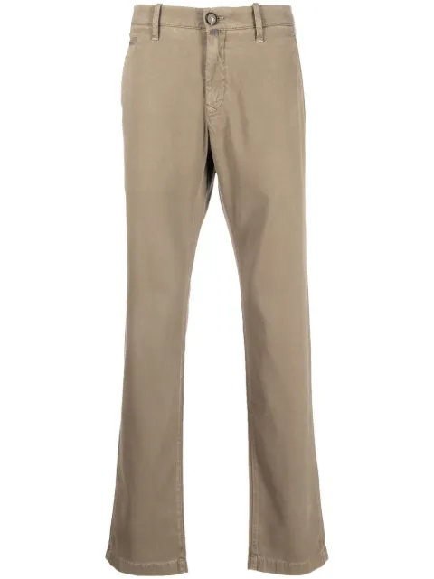 Jacob Cohën straight-leg twill trousers Neutrals UP00101S3644