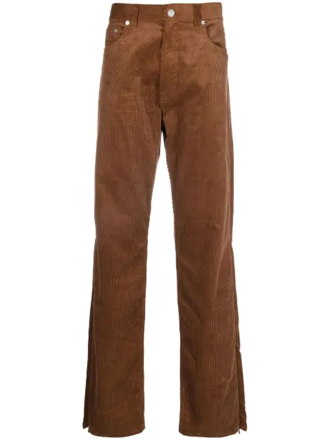 VTMNTS straight-leg corduroy trousers Brown VL14PA400CCORDUROY
