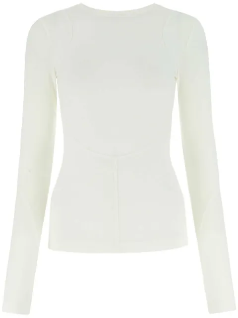 Givenchy cut-out crew-neck T-shirt White BW610330WK