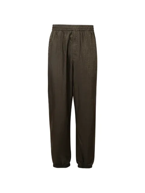 Givenchy 4G jacquard track pants Green BM50V6140E