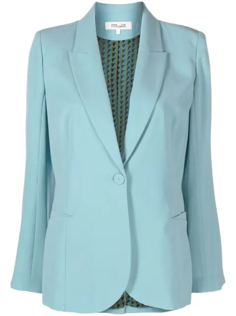 DVF Diane von Furstenberg single-breasted blazer Blue DVFJS3Q003