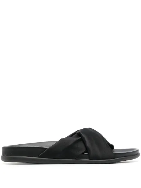 Ancient Greek Sandals Whitney open-toe slides Black 115111038