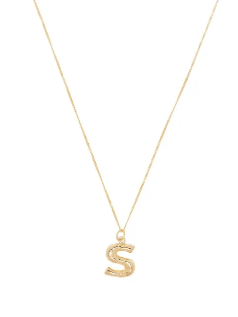 Completedworks S letter-pendant necklace Gold R2084S