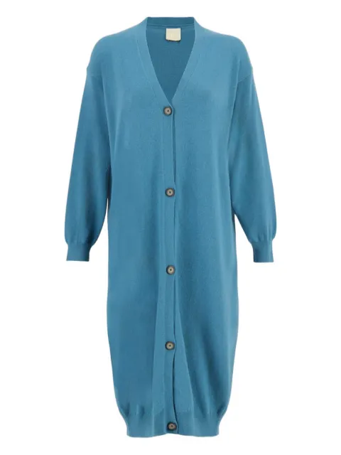 PAULA button-front cashmere cardigan Blue 21CASHPAULA3A