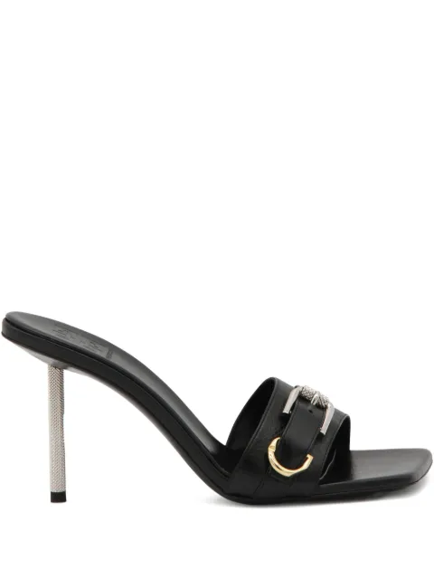 Givenchy Voyou 90mm leather sandals Black BE307LE1QL