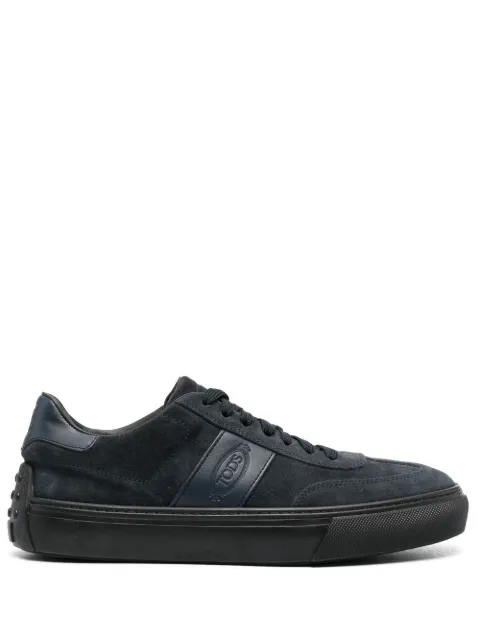 Tod's logo-stamp low-top sneakers Blue XXM03E0GC50B4P