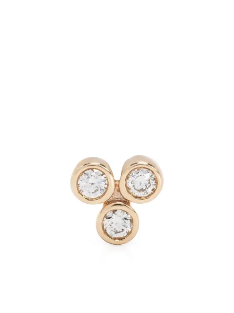 Maria Black 14kt yellow gold Triad 18 diamond single earring Gold SB1076Y
