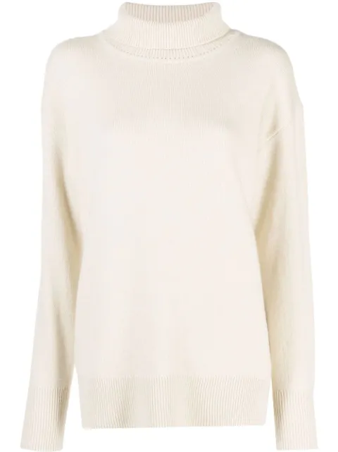 JOSEPH roll-neck long-sleeve jumper Neutrals JF006078