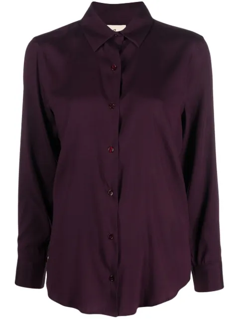 PAULA scarf-detail shirt Purple AMETISTA2