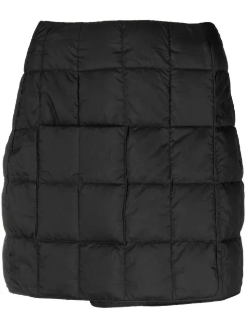 Ienki Ienki quilted mini skirt Black MINIPLAHTA