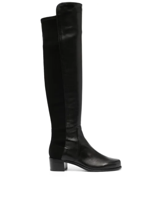 Stuart Weitzman leather thigh-high boots Black S4002NSGBLK