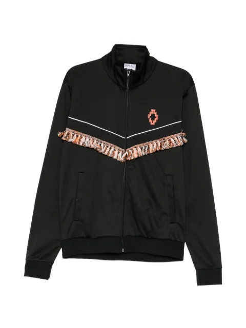 COUNTY OF MILAN fringed track jacket Black CMBD012F22JER0011020