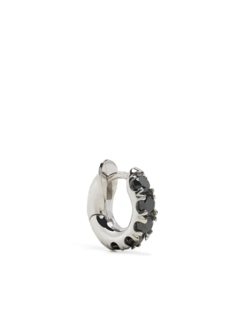 Spinelli Kilcollin sterling silver diamond mini hoop earring Silver EMINIMAC1ROWPVSSBD