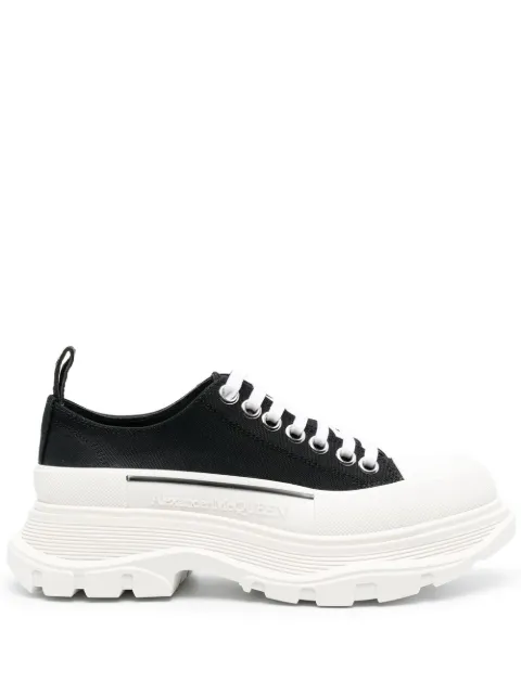 Alexander McQueen Tread Slick lace-up sneakers Black 611705W4MV2