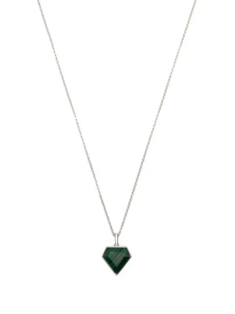 Mateo heart pendant necklace Green MPN01SS