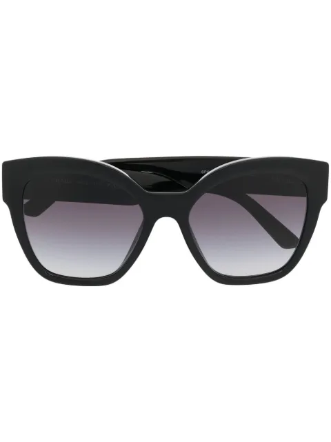 Prada Eyewear butterfly-frame sunglasses Black 0PR17ZS