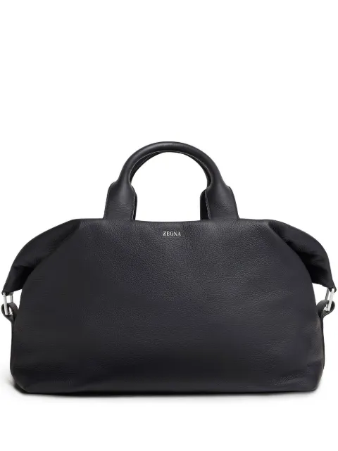 Zegna Raglan deerskin holdall Black LHCVMC1891Z