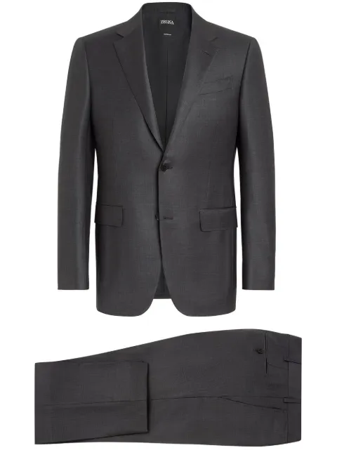 Zegna Trofeo single-breasted wool suit Grey C22622221225