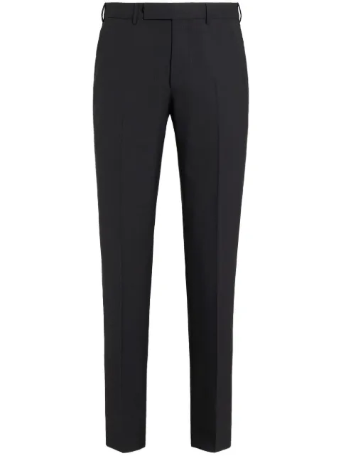 Zegna High Performance tailored wool trousers Black C27F0475TB12