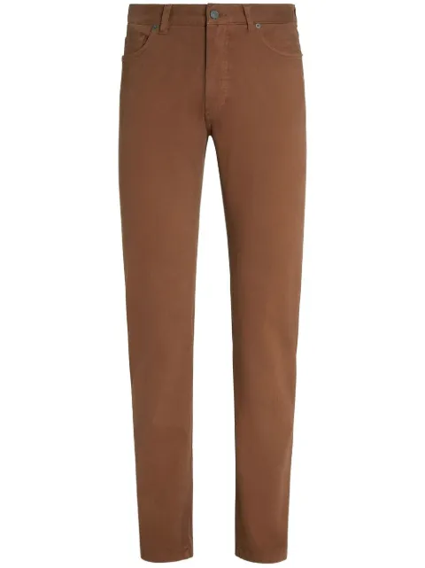 Zegna Roccia slim-fit jeans Brown E8PZWCITY