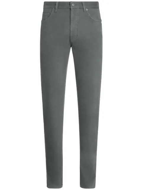 Zegna Roccia slim-fit jeans Grey E8PZWGAN