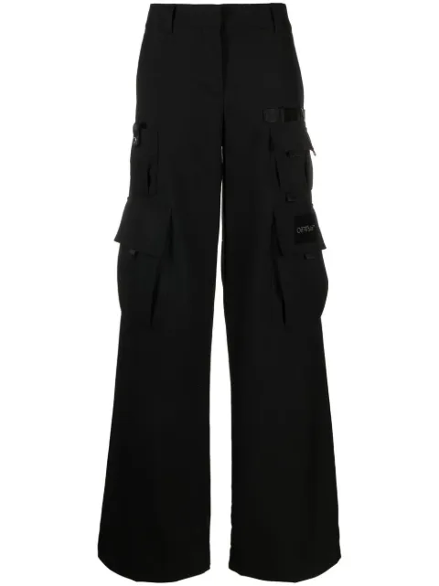 Off-White wide-leg cargo pants Black OWCF017S23FAB0031000