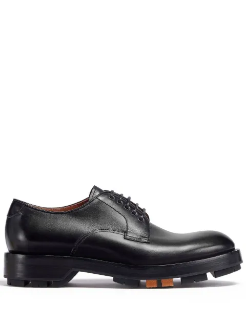 Zegna chunky-sole Derby shoes Black LHCLGA5434Z