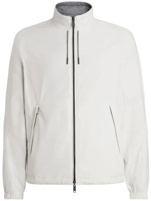Zegna reversible zip-up blouson White E7T337124B