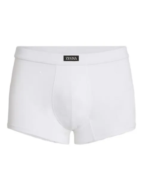 Zegna logo-waistband boxers White N2LC6010