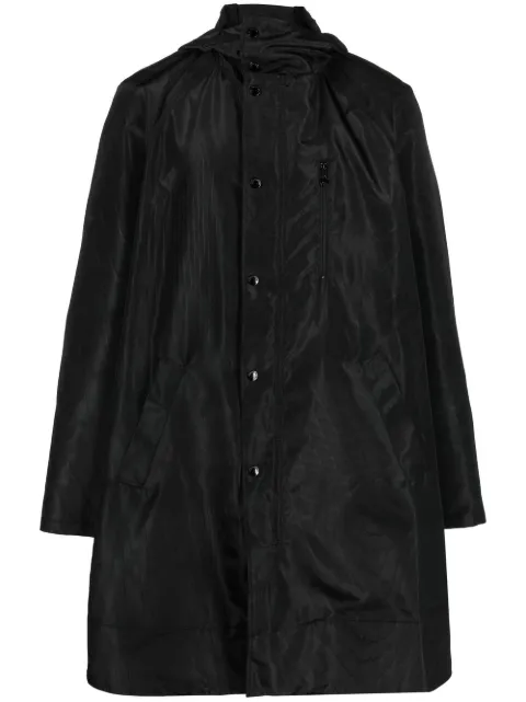 Marine Serre hooded logo-print windbreaker Black C055FW22X